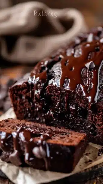 Hot Fudge Brownie Bread