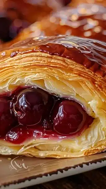 Irresistible Cherry Cheese Danish