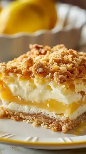 Lemon Cream Cheese Dump Cake