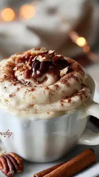 Minute Keto Cinnamon Roll Mug Cake
