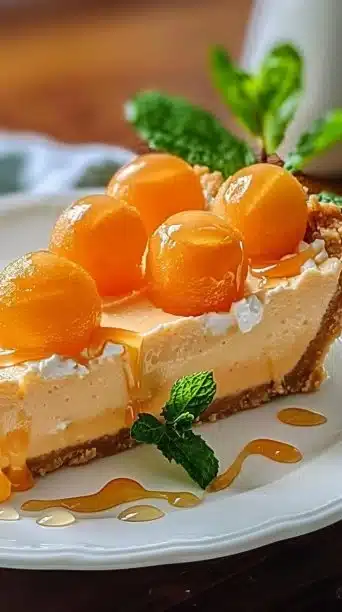 No-Bake Cantaloupe Cream Pie