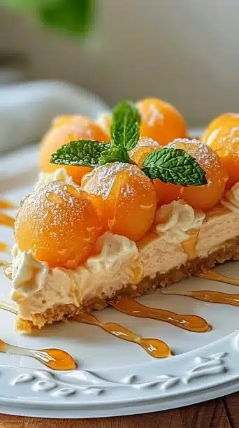 No-Bake Cantaloupe Cream Pie