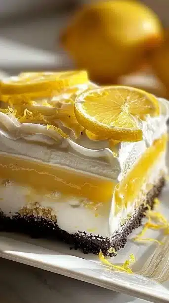 Oreo Lemon Dessert No Bake: Quick & Easy Recipe