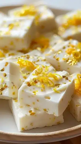 Quick & Easy Lemon Cheesecake Yogurt Bark