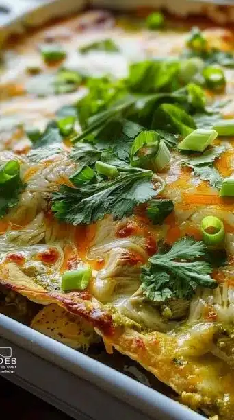 Salsa Verde Chicken Casserole