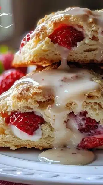 Strawberries and Cream Scones