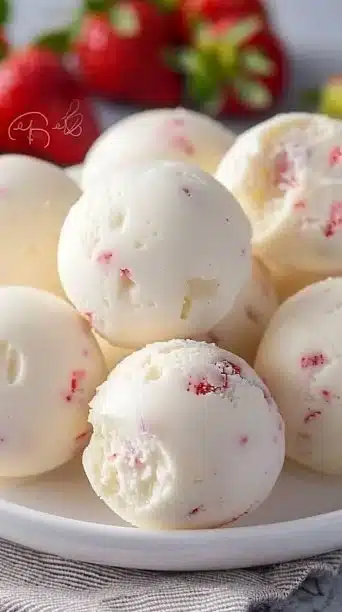 Strawberry Cheesecake Fat Bombs