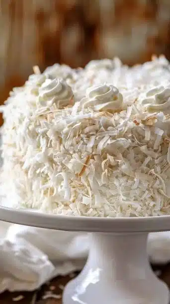 Tasty Old Fashioned Coconut Cake