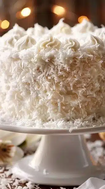 Tasty Old Fashioned Coconut Cake