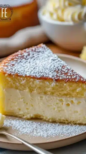 Vanilla Magic Custard Cake