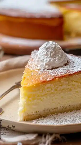 Vanilla Magic Custard Cake